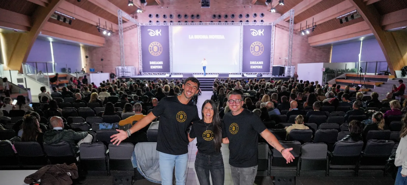 San Patrignano 2025 — i founder sul palco davanti alla community